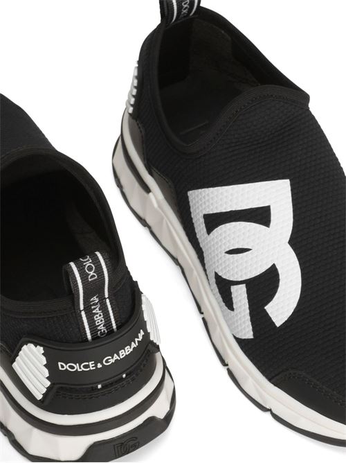 Scarpa slip on unisex Dolce e Gabbana Kids nera Dolce & Gabbana Kids | DA5274AU5698B939